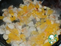 Курица с фасолью в апельсиновом соусе