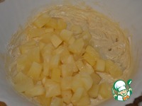 Ананасовый пирог с творожно-масляным кремом