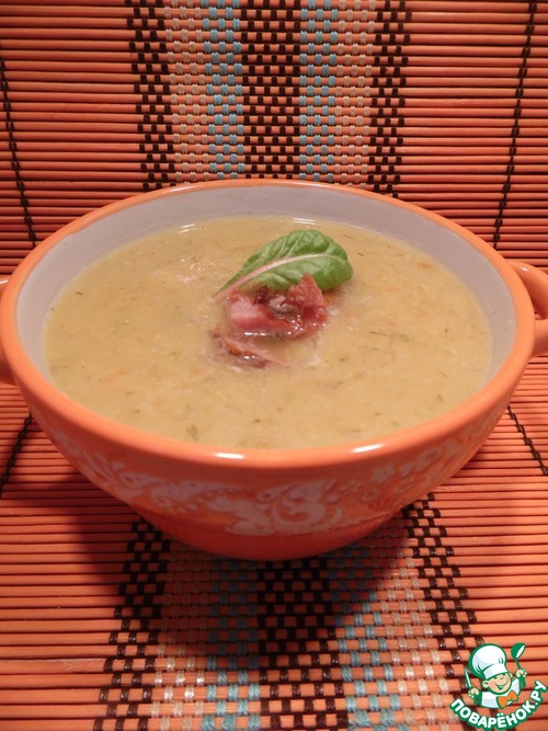 Чечевичный суп–пюре с бататом