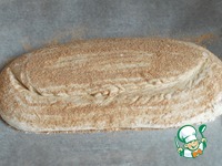 Хлеб из полбы на ржаной закваске