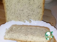 Белый хлеб с маком для хлебопечки