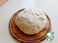 Бездрожжевой хлеб с луком и беконом