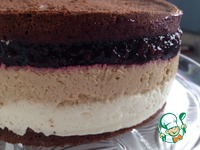 Шоколадный торт-мусс "Кофе-черная смородина"