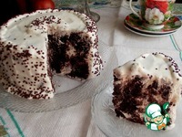Шоколадно-сливочный торт для Ксюшеньки