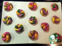Детское разноцветное печенье