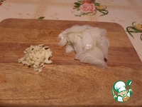 Гусиная печень с грибами