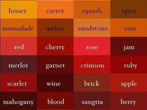  в цветах:  Бордовый, Красный, Оранжевый, Темно-коричневый. в .