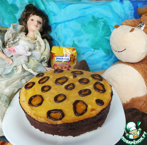 Леопардовый торт от Красавицы и Чудовища