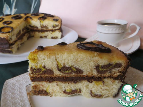 Леопардовый торт от Красавицы и Чудовища