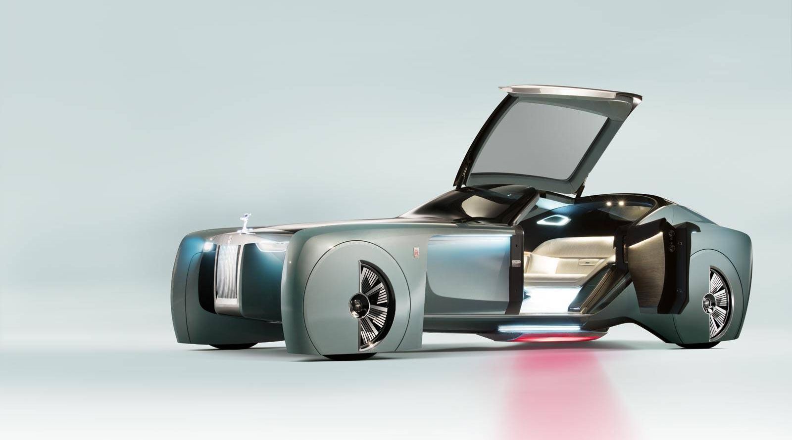 Компания Rolls-Royce представила концепт роскошного автомобиля из будущего