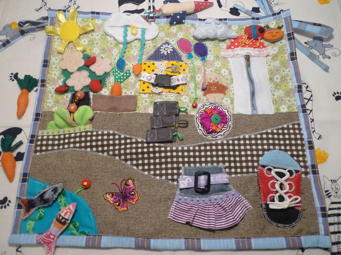 Развивающий коврик для детей своими руками: интересные идеи, особенности и рекомендации