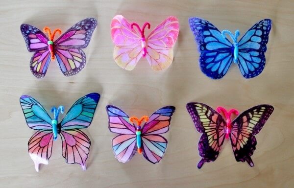 Делаем бабочки из пластиковой бутылки своими руками! | Handmade идеи