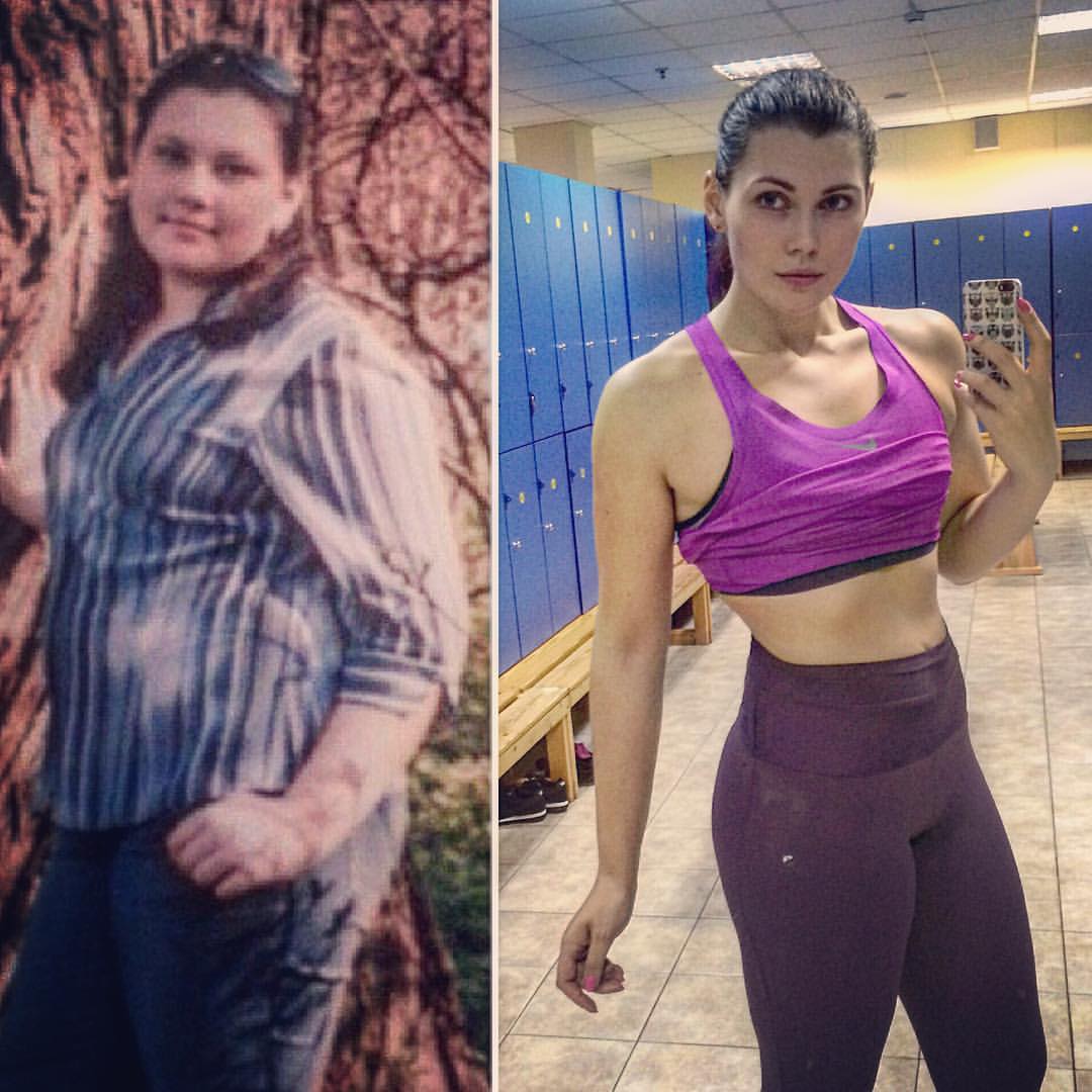 похудей до и после