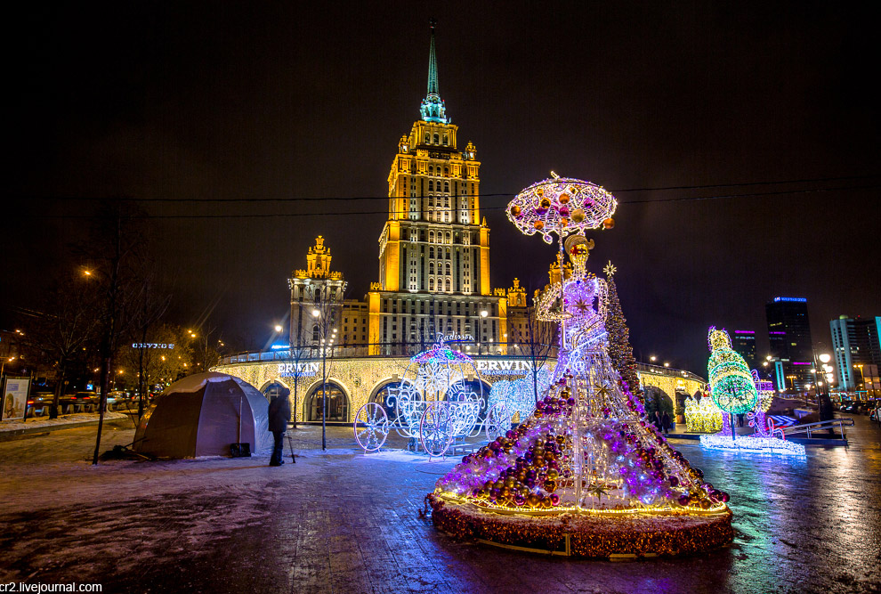 Новый года в городе москва