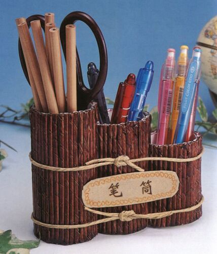 Карандашницы, сделанные своими руками - оригинальные подарки для близких