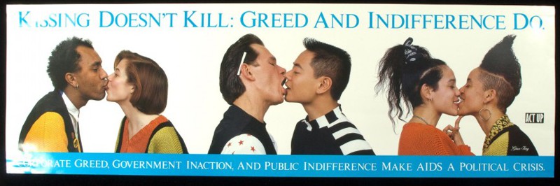 7. Gran Fury, "Поцелуи не убивают" выставки, искусство, цензура